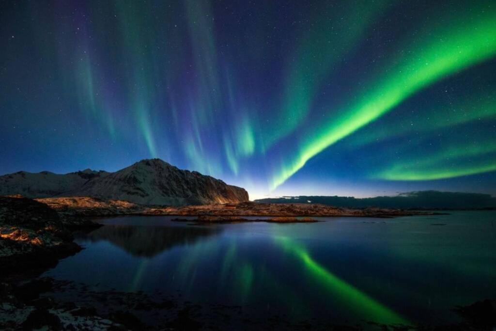 Villa Borgvag - A Unique Seafront Villa In The Heart Of Lofoten Bostad Luaran gambar
