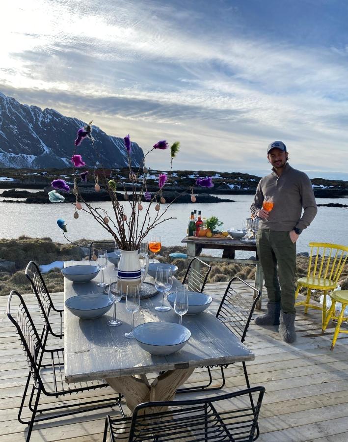 Villa Borgvag - A Unique Seafront Villa In The Heart Of Lofoten Bostad Luaran gambar